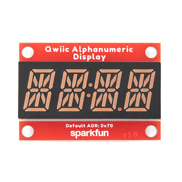 SparkFun Qwiic Alphanumeric Display - Purple
