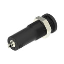 SparkFun 4mm Sheathed Banana Jack - 2mm Solder Cup w/ Slot (Black)