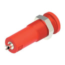 SparkFun 4mm Sheathed Banana Jack - 2mm Solder Cup w/ Slot (Red)