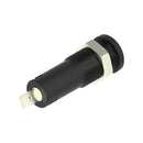 SparkFun 4mm Sheathed Banana Jack - 4.8mm Quick Connect (Black)