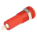 SparkFun 4mm Sheathed Banana Jack - 4.8mm Quick Connect (Red)