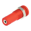 SparkFun 4mm Sheathed Banana Jack - M3 Threaded Hole (Red)