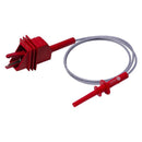 SparkFun Large Alligator Clip to 4mm Long-Reach Banana Plug Test Lead - 100cm (Red)