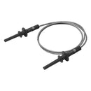 SparkFun 4mm Long-Reach Sheathed Banana Plug Test Lead - 100cm (Black)