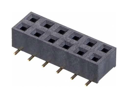 Harwin M20-7810645 PCB Receptacle Board-to-Board 2.54 mm 2 Rows 12 Contacts Surface Mount M20