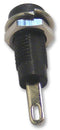 MULTICOMP 24.102.2 Banana Test Connector, 2mm, Receptacle, Panel Mount, 6 A, Nickel Plated Contacts, Black