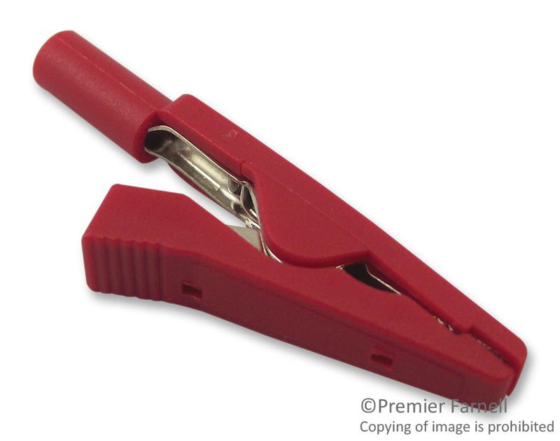 MULTICOMP 27.187.1 CROCODILE CLIP, RED