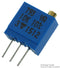VISHAY T93YA 10K 10% TRIMMER POTENTIOMETER, 10KOHM 23TURN THROUGH HOLE