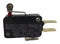 Omron D3V-165-1C5 Microswitch Miniature Short Hinge Roller Lever Spdt Quick Connect 16 A 250 V