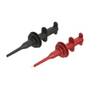SparkFun 8kV Hook Clip w/ 4mm Sheathed Banana Jacks (Red & Black - Pair)