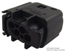 AMP - TE CONNECTIVITY 1-967640-1 Wire-To-Board Connector, 3.1 mm, 4 Contacts, Receptacle, Micro Quadlok Series, Crimp, 2 Rows