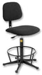 MULTICOMP 121-0016 Chair, ESD, with Glides & Footring, Charcoal, 800mm