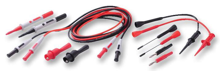 KEYSIGHT TECHNOLOGIES U8201A 4mm Combo Test Lead Set with Probes, Crocodile Clips and Banana Clips