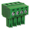 CAMDENBOSS CTB92HE/4 Pluggable Terminal Block, 3.81 mm, 4 Ways, 30 AWG, 16 AWG, 10 mm&sup2;, Screw