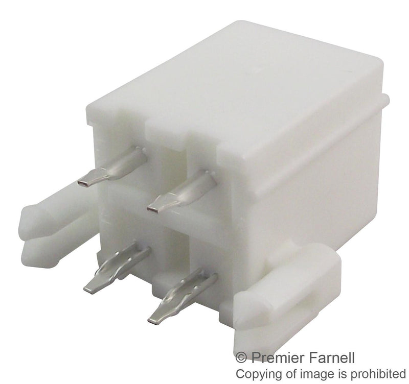 MOLEX 46015-0403 Wire-To-Board Connector, Vertical, 4.2 mm, 4 Contacts, Header, Mini Fit Plus, 46015, Through Hole