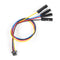 SparkFun Flexible Qwiic Cable - Female Jumper (4-pin)