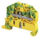 Entrelec - TE Connectivity 1SNK705150R0000 DIN Rail Mount Terminal Block 2 Ways 26 AWG 12 2.5 mm&sup2; Clamp