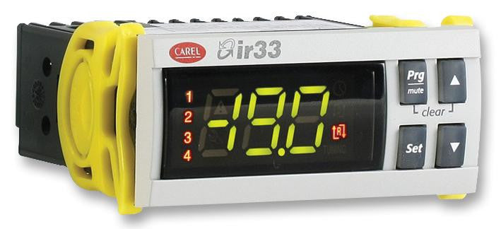 CAREL IR33V7LR20 Process Controller, IR33 Series, Universal, 12 to 24 Vac, 12 to 30 Vdc, Relay Output