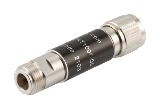 L-COM LCAT1007-05 RF Attenuator N MALE-FEMALE 50 OHM New