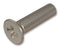 DELTRON COMPONENTS 000-035-006 Machine Screw, M3.5, Stainless Steel, 12 mm, Flat / Countersunk Head Pozidriv