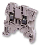 ENTRELEC UK 1SNK508010R0000 DIN Rail Mount Terminal Block, 2 Ways, 20 AWG, 6 AWG, 10 mm&sup2;, Screw, 57 A