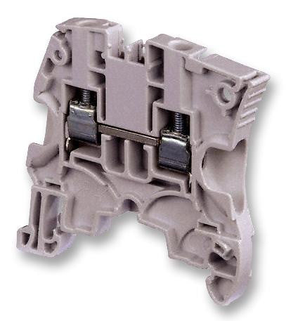 ENTRELEC UK 1SNK508010R0000 DIN Rail Mount Terminal Block, 2 Ways, 20 AWG, 6 AWG, 10 mm&sup2;, Screw, 57 A