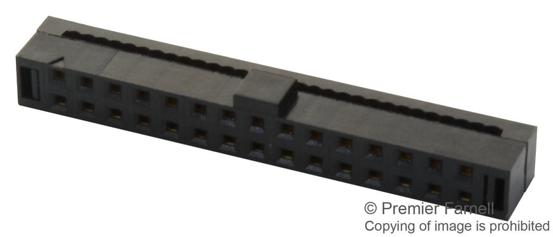 SAMTEC TCSD-15-01-N Wire-To-Board Connector, 2 mm, 30 Contacts, Receptacle, TCSD Series, IDC / IDT, 2 Rows