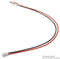 TE CONNECTIVITY 2058943-1 Cable Assembly, Mini CT 2 Position Socket, Free Ends, 6.25 ", 158.8 mm, Red