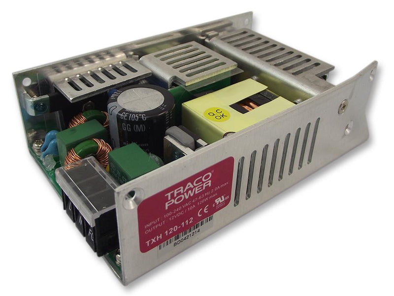 TRACOPOWER TXH 120-124 AC/DC Enclosed Power Supply (PSU), Compact, 1 Outputs, 120 W, 24 V, 5 A
