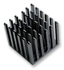 AAVID THERMALLOY 374124B00032G Heat Sink, Square, PCB, For Ball Grid Arrays, BGA, 23.4 &deg;C/W, 18 mm, 23 mm, 23 mm