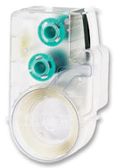 PANDUIT H000X025H1C Wire Marker, P1&trade; Cassette, Heat Shrinkable Sleeve, PO (Polyolefin), White, 6.35mm x 2.44m, 3.302 mm