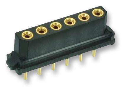 HARWIN M80-8400642 Wire-To-Board Connector, Single In Line, 2 mm, 6 Contacts, Receptacle, Datamate L-Tek M80 Series