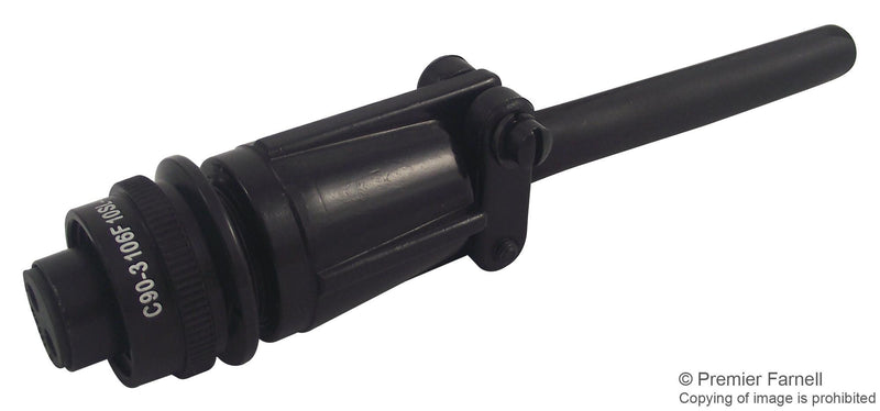 HARWIN C90-3106F10SL-4S Circular Connector, Cable Mount Plug, 2 Contacts, Solder Socket, Aluminium Alloy Body