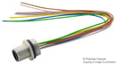 BINDER 09-3481-00-08 Circular Connector, 763 Series, Panel Mount Plug, 8 Contacts, Solder Pin, Metal Body