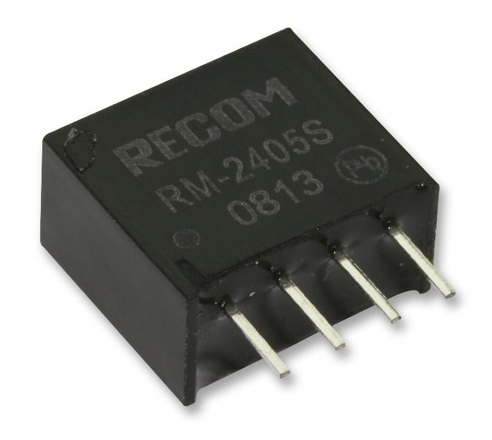 RECOM POWER RM-0505S Isolated Board Mount DC/DC Converter, Econoline, 1 Output, 250 mW, 5 V, 50 mA