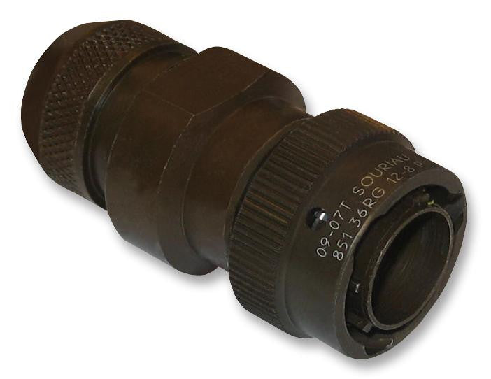 SOURIAU 85136G106S50 Circular Connector, 851 Series, Cable Mount Receptacle, 6 Contacts, Solder Socket, Bayonet, 10-6