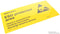 VERMASON 229100 Safety Sign, 150 mm, 300 mm, Black on Yellow, Warning