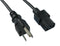QUALTEK ELECTRONICS 312003-01 POWER CORD, 5-15P/IEC C13, 2.3M, 10A