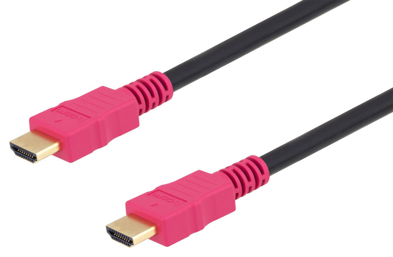 L-COM VHA00001-05M Audio / Video Cable Assembly Hdmi Plug 1.6 ft 500 mm Black New