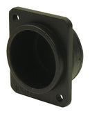 Cliff Electronic Components CP30400X CP30400X Connector Accessory 12mm Black Plastic Recess Plate Plain Holes