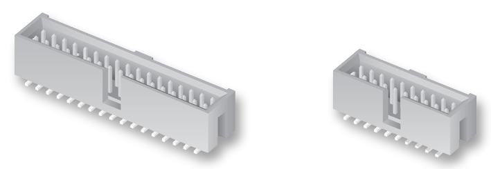 SAMTEC HTSS-105-01-L-DV Board-To-Board Connector, 2.54 mm, 10 Contacts, Header, HTSS Series, Surface Mount, 2 Rows