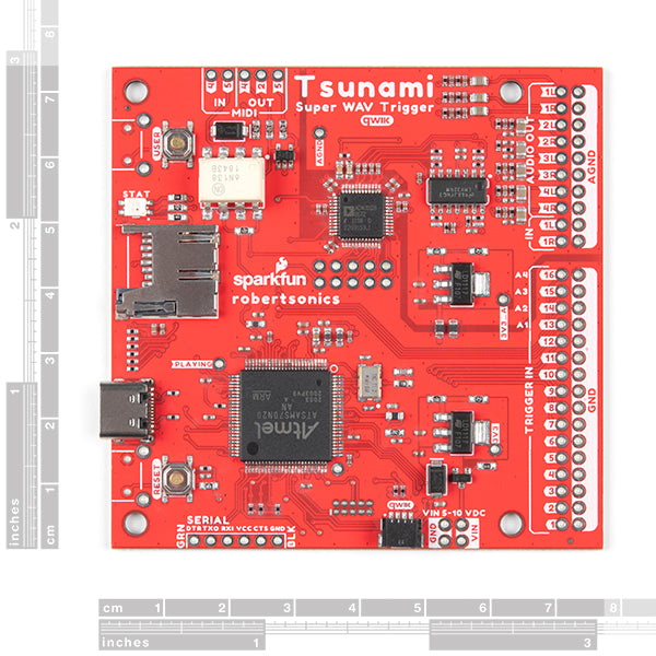 SparkFun Tsunami Super WAV Trigger (Qwiic)