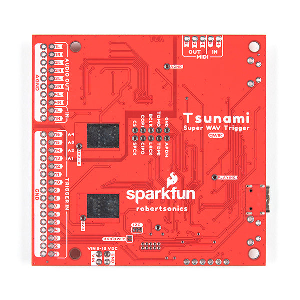 SparkFun Tsunami Super WAV Trigger (Qwiic)