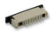 AMP - TE CONNECTIVITY 1734592-8 FFC / FPC Board Connector, 0.5 mm, 8 Contacts, Receptacle, FPC Series, Surface Mount, Bottom