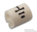 TE CONNECTIVITY 05811940 Wire Marker, Z Type, Push On Pre Printed, Earth, Black, White, 3.2 mm