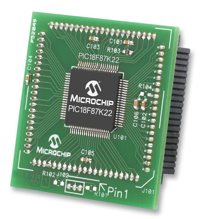 MICROCHIP MA180028 Plug-in Module Featuring the PIC18F87K22 Device