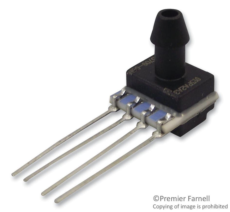 HONEYWELL HSCSANN015PA2A3 Pressure Sensor, Trustability, Digital, 15 psi, Absolute, 3.3 VDC, Single Axial Barbed, 3.1 mA