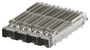 TE Connectivity 2356208-1 Cage SFP-DD 1 x 4 Ganged Heat Sink With Light Pipe Through Hole Press-Fit