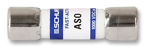 SCHURTER 0090.0015 Fuse, Industrial / Power, ASO Series, 15 A, 1 kV, 10mm x 38mm, 13/32" x 1-1/2"