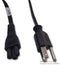 VOLEX 17036 Mains Power Cord, IEC 60320 C5, Mains Plug, USA, NEMA 5-15P, 5.9 ft, 1.8 m, Black